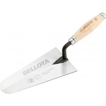 Paleta portuguesa forjada con mango de madera para trabajos de albañilería - Modelo 5851-B (215mm X 110mm)