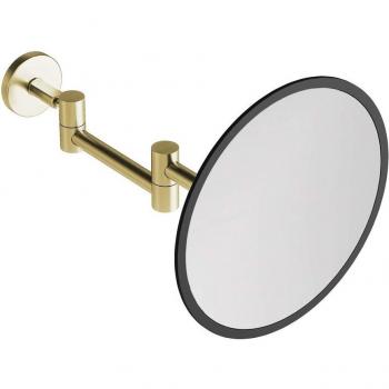 Cosmic Architect SP - Espejo de Aumento de Pared PVD Oro Cepillado