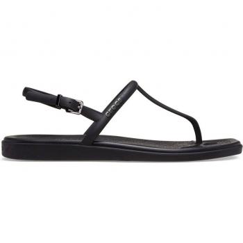 Crocs Women's Miami Thong Sandal - Black Flip Flop