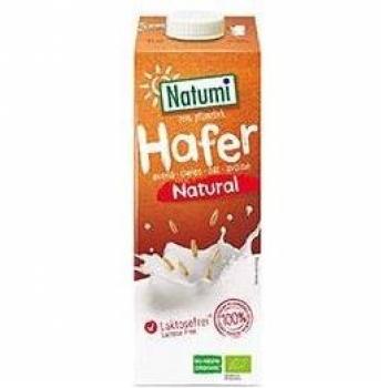 Natumi Pack Bebida Vegetal de Avena Bio 6x1L - Bebida vegetal de avena, orgánica, sin gluten, vegana, paquete de 6 unidades de 1 litro cada una