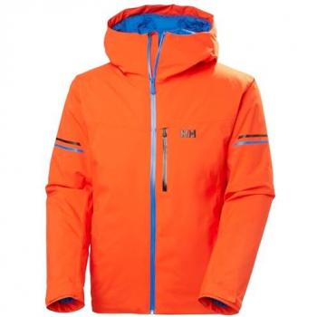 Chaqueta de esquí Helly Hansen Swift Team para hombre con aislamiento, color rojo, talla L