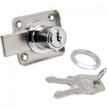 Cerradura Mueble Para Armario 362/25 mm. Cromado