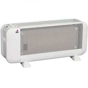 FM Calefacción BM-15 - Radiador, Mica, Piso, Giratorio, 1500 W, Blanco