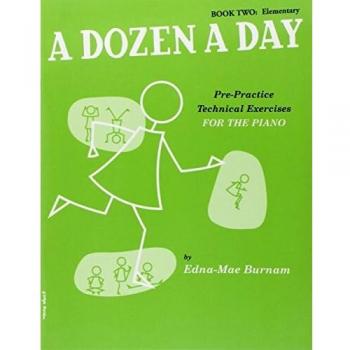 Libro de Piano Una Docena al Día Volumen 2: Edición Elemental