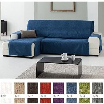 FUNDA CUBRE SOFÁ CHAISE LONGUE Modelo ZOCO, Color GRIS