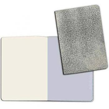 Stamperia Cuaderno Portada Stone Paper Plateado A5, Multicolor, Regular