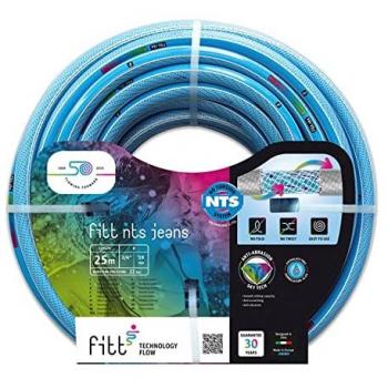 Manguera de Riego Jardín Antitorsión NTS Jeans 15 mm 50 Metros 6 Capas