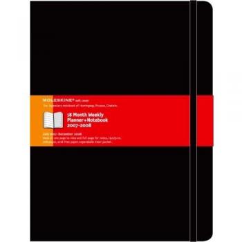 18 months, weekly notebook, 2007-2008. Extra-large (Moleskine Diaries