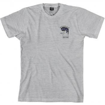 Cinelli Hombre Stevie Gee High Flyers camiseta – Gris, Grande