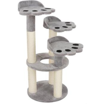 Rascador Bear Paw para gatos - Gris claro