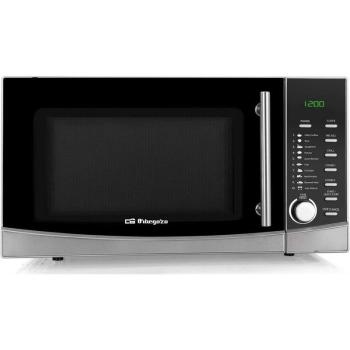 Microondas Orbegozo MIG3420 34L con Grill 1300W, 1000W de Potencia, Sobremesa y Plato Giratorio