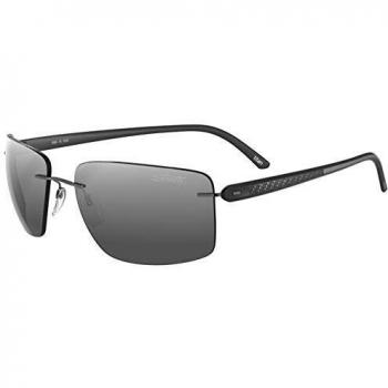 Silhouette Carbon T1 8722 Sunglasses Ruthenium/Grey, Gray male, Size: ONE SIZE