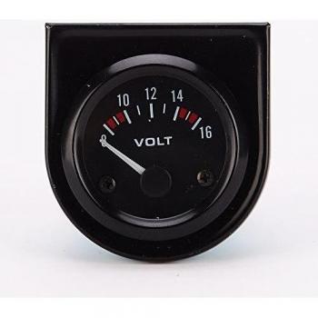 Desconocido Universal del Coche 8-16V Medidor de 52mm de Calibre Voltios Voltímetro Negro