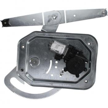 Regulador de ventanilla eléctrico VALEO 851087 derecho, compatible con vehículos específicos, incluye motor y sistema de guía para elevación suave y silenciosa del cristal