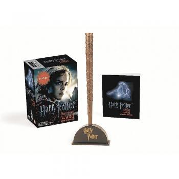 Varita de Hermione Granger de Harry Potter con Kit de Stickers y Luz LED