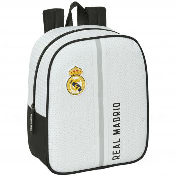 Mochila Guardería Adaptable Carro Real Madrid 1ª Equipación 24/25 22x27x10CM