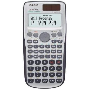 Casio FX-3650P II - Calculadora Programable, 12 x 80 x 162 mm, color gris