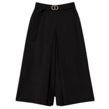 Twinset Women's Black Cropped Trousers Size 38