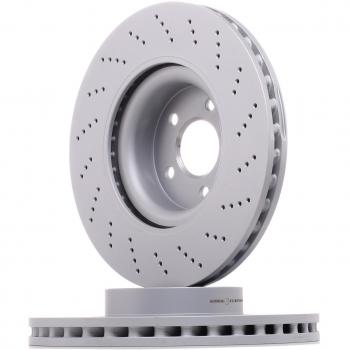 Disco de freno ATE 24.0132-0168.1, frente, ventilado, altamente carbonizado, 1 pieza