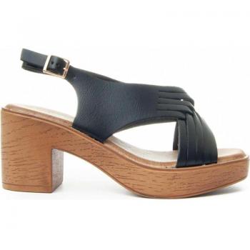 Sandalias de tacón para mujer Montevita Sandsum30 negro
