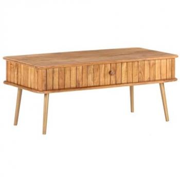 vidaXL Coffee Table 100x50x40 cm Solid Acacia Wood