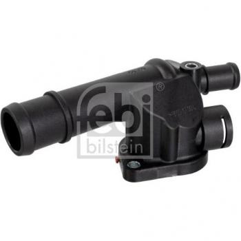 Soporte de termostato FEBI BILSTEIN 179472, brida de refrigerante, compatible con sistemas de refrigeración automotriz, fabricado en material duradero para resistencia a altas temperaturas y presión, diseño preciso para un