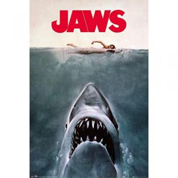 Póster Tiburón Jaws - 91,5 x 61 cm - Decoración para el hogar
