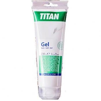 TITAN Arts - Gel Acrílico de Acabado Mate, 230ml