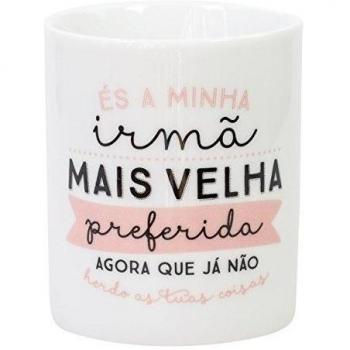 Mr. Wonderful - Taza con mensaje És a minha irmã mais velha preferida