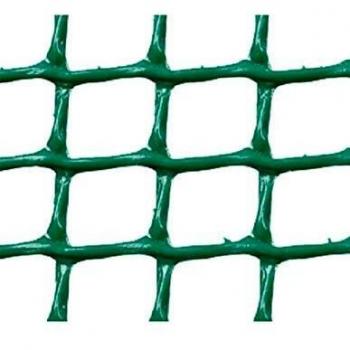Faura 1x5m - Malla PLASTICA Cuadrada 1x1 cm Verde