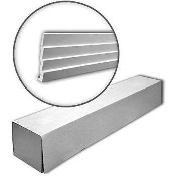 Cornisa de Poliestireno 12 m - Caja con 6 Piezas Profhome 150142