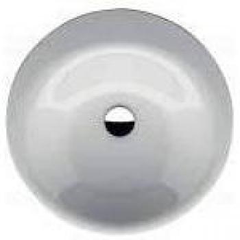 Lavabo empotrado ovalado BetteLux A220 50x50 cm, sin agujero para grifo y desagüe, color blanco