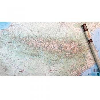 Mapa mural de Pirineos. 128x71 cm. Escala 1:300.000. Editorial Alpina.