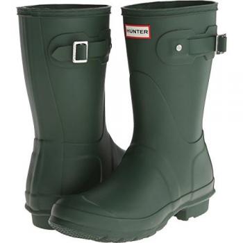Hunter Women's Original Short Wellington Boots - Hunter Green, Size 4 UK (37 EU)