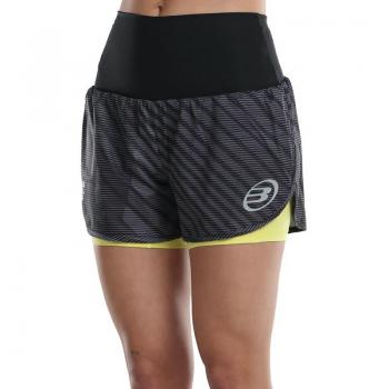 Pantalón Corto Bullpadel Lonja para Mujer en Color Gris