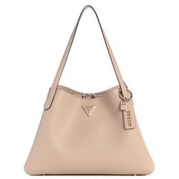 Guess Sora Shoulder Bag 38 cm beige, Shoulder Bags, female, Gray, Size: ONE SIZE
