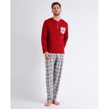 Pijama Manga Larga Garnet Style para Hombre