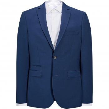next Hombre Chaqueta De Traje Recto Entallado Cierre De Dos Botones Estilo Ejecutivo