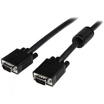 StarTech.com MXTMMHQ5M Cable VGA de Alta Resolución para Monitor, 5m, HD15 Macho a HD15 Macho, Extensor, Negro