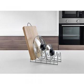 Metaltex Lido olla tapa plana 28 x 16 x 14 cm, metal, plata, 14 x 16 x 28 cm