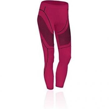 Mallas largas color baya F-lite Body Megalight 140 para mujer, negro/rosa, M, 14-1073-7-2-0227