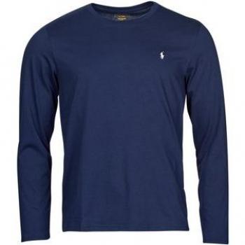 Camiseta de Manga Larga Polo Ralph Lauren para Hombre, Algodón, Fit Clásico, Color Marino, Talla XL