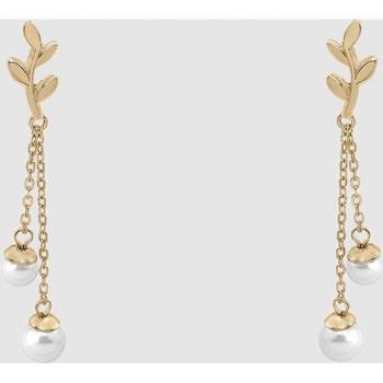 Pendientes Majorica Juliette de plata con perlas blancas
