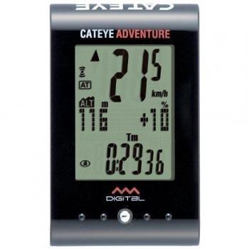 Cateye Adventure - Ordenador para ciclismo, color negro