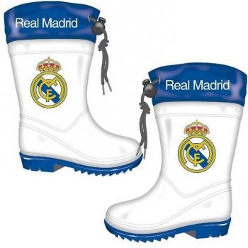 Botas de Agua PVC Real Madrid CF con cierre textil - 6 unidades, tallas del 24 al 32, calidad garantizada