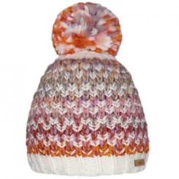 Barts Women's Nicole Knitted Lined Warm Winter Beanie Bobble Hat - Berry - One Size