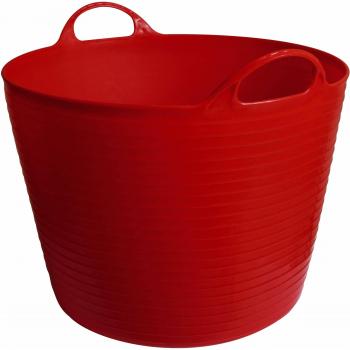 Comedero y Capazo Flexible FlexBag KERBL, Rojo, Capacidad 42 L