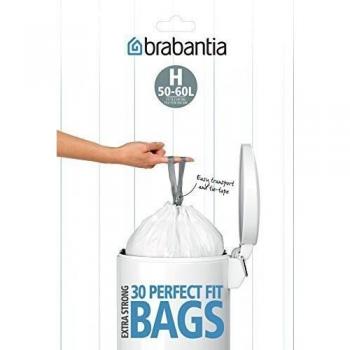 Brabantia 246784-12 - Bolsa para cubo de basura, 10 bolsas