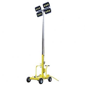 ITCPOWER LT800LED Torre de Luz LED - Alta Potencia, 800W, luz brillante, diseño portátil, base estable, ideal para exteriores e interiores