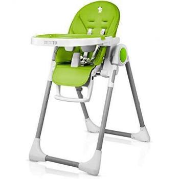Trona para Bebe Evolutiva, Ajustable y Plegable - Tronas de bebe, 7 Alturas Diferentes, Respaldo para Niño Reclinable 5 Posiciones, Bandeja Extraíble mediante Clip, Cojín Bebé Confort